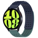 سوار ساعة سيليكون قابل للتنفس بنقاط ثلاثية الأبعاد مع ثقوب 20 مم، لساعة Samsung Galaxy Watch 6 Classic مقاس 47 مم، لساعة Samsung Galaxy Watch 6 مقاس 44 مم، لساعة Samsung Galaxy Watch 6 مقاس 40 مم