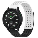 سوار ساعة سيليكون قابل للتنفس بنقاط ثلاثية الأبعاد مع ثقوب 20 مم، لساعة Samsung Galaxy Watch 6 Classic مقاس 43 مم، لساعة Samsung Galaxy Watch 5 Pro إصدار الغولف، لساعة Samsung Galaxy Watch 5 إصدار الغولف