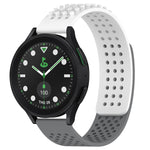 سوار ساعة سيليكون قابل للتنفس بنقاط ثلاثية الأبعاد مع ثقوب 20 مم، لساعة Samsung Galaxy Watch 6 Classic مقاس 43 مم، لساعة Samsung Galaxy Watch 5 Pro إصدار الغولف، لساعة Samsung Galaxy Watch 5 إصدار الغولف