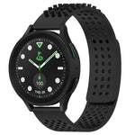 سوار ساعة سيليكون قابل للتنفس بنقاط ثلاثية الأبعاد مع ثقوب 20 مم، لساعة Samsung Galaxy Watch 6 Classic مقاس 43 مم، لساعة Samsung Galaxy Watch 5 Pro إصدار الغولف، لساعة Samsung Galaxy Watch 5 إصدار الغولف