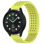 سوار ساعة سيليكون قابل للتنفس بنقاط ثلاثية الأبعاد مع ثقوب 20 مم، لساعة Samsung Galaxy Watch 6 Classic مقاس 43 مم، لساعة Samsung Galaxy Watch 5 Pro إصدار الغولف، لساعة Samsung Galaxy Watch 5 إصدار الغولف