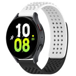 سوار ساعة سيليكون قابل للتنفس بنقاط ثلاثية الأبعاد مع ثقوب 20 مم، لساعة Samsung Galaxy Watch 5 مقاس 44 مم، لساعة Samsung Galaxy Watch 5 Pro مقاس 45 مم، لساعة Samsung Galaxy Watch 5 مقاس 40 مم