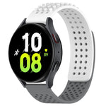 سوار ساعة سيليكون قابل للتنفس بنقاط ثلاثية الأبعاد مع ثقوب 20 مم، لساعة Samsung Galaxy Watch 5 مقاس 44 مم، لساعة Samsung Galaxy Watch 5 Pro مقاس 45 مم، لساعة Samsung Galaxy Watch 5 مقاس 40 مم
