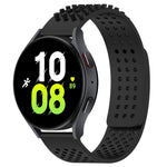 سوار ساعة سيليكون قابل للتنفس بنقاط ثلاثية الأبعاد مع ثقوب 20 مم، لساعة Samsung Galaxy Watch 5 مقاس 44 مم، لساعة Samsung Galaxy Watch 5 Pro مقاس 45 مم، لساعة Samsung Galaxy Watch 5 مقاس 40 مم