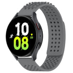 سوار ساعة سيليكون قابل للتنفس بنقاط ثلاثية الأبعاد مع ثقوب 20 مم، لساعة Samsung Galaxy Watch 5 مقاس 44 مم، لساعة Samsung Galaxy Watch 5 Pro مقاس 45 مم، لساعة Samsung Galaxy Watch 5 مقاس 40 مم