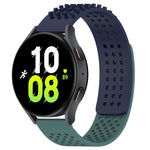 سوار ساعة سيليكون قابل للتنفس بنقاط ثلاثية الأبعاد مع ثقوب 20 مم، لساعة Samsung Galaxy Watch 5 مقاس 44 مم، لساعة Samsung Galaxy Watch 5 Pro مقاس 45 مم، لساعة Samsung Galaxy Watch 5 مقاس 40 مم