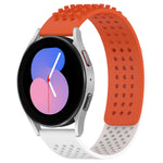 سوار ساعة سيليكون قابل للتنفس بنقاط ثلاثية الأبعاد مع ثقوب 20 مم، لساعة Samsung Galaxy Watch 5 مقاس 44 مم، لساعة Samsung Galaxy Watch 5 Pro مقاس 45 مم، لساعة Samsung Galaxy Watch 5 مقاس 40 مم
