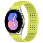 سوار ساعة سيليكون قابل للتنفس بنقاط ثلاثية الأبعاد مع ثقوب 20 مم، لساعة Samsung Galaxy Watch 5 مقاس 44 مم، لساعة Samsung Galaxy Watch 5 Pro مقاس 45 مم، لساعة Samsung Galaxy Watch 5 مقاس 40 مم
