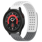 سوار ساعة سيليكون قابل للتنفس بنقاط ثلاثية الأبعاد مع ثقوب 20 مم، لساعة Samsung Galaxy Watch 5 مقاس 44 مم، لساعة Samsung Galaxy Watch 5 Pro مقاس 45 مم، لساعة Samsung Galaxy Watch 5 مقاس 40 مم
