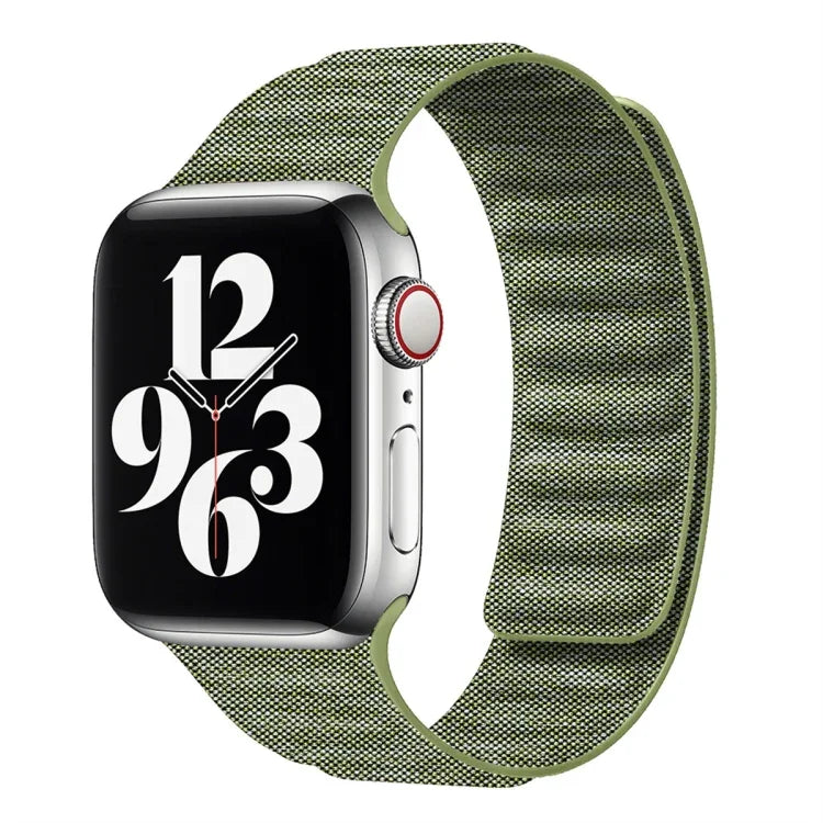 Denim Magnetic Watch Band, For Apple Watch 6 40mm, For Apple Watch 6 44mm, For Apple Watch 5 44mm, For Apple Watch 5 40mm, For Apple Watch 4 44mm, For Apple Watch 4 40mm, For  Apple Watch 3 38mm, For  Apple Watch 3 42mm
