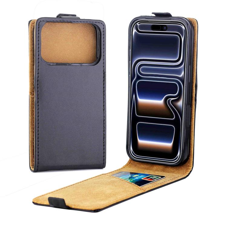 غطاء هاتف من الجلد بغطاء قابل للطي عمودياً مع فتحة للبطاقات، لهواتف iPhone 17e / 16e، iPhone 17 Pro Max، iPhone 17 Pro، iPhone 17، iPhone Air، iPhone 16 Pro Max، iPhone 16 Pro، iPhone 16 Plus، iPhone 16، iPhone 15 Pro Max
