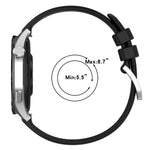 Liquid Glossy Silver Buckle Silicone Watch Band, For Huawei Watch GT4 46mm 22mm, For Huawei Watch GT4 41mm 18mm, For Huawei Watch 4 Pro 22mm, For Huawei Watch 4 22mm