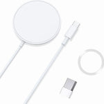 DS-WXC103 شاحن لاسلكي مغناطيسي MagSafe بقدرة 15W كحد أقصى لهواتف iPhone 15/14/13 وسماعات AirPods Pro، بدون محول، WXC103