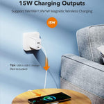 DS-WXC103 شاحن لاسلكي مغناطيسي MagSafe بقدرة 15W كحد أقصى لهواتف iPhone 15/14/13 وسماعات AirPods Pro، بدون محول، WXC103