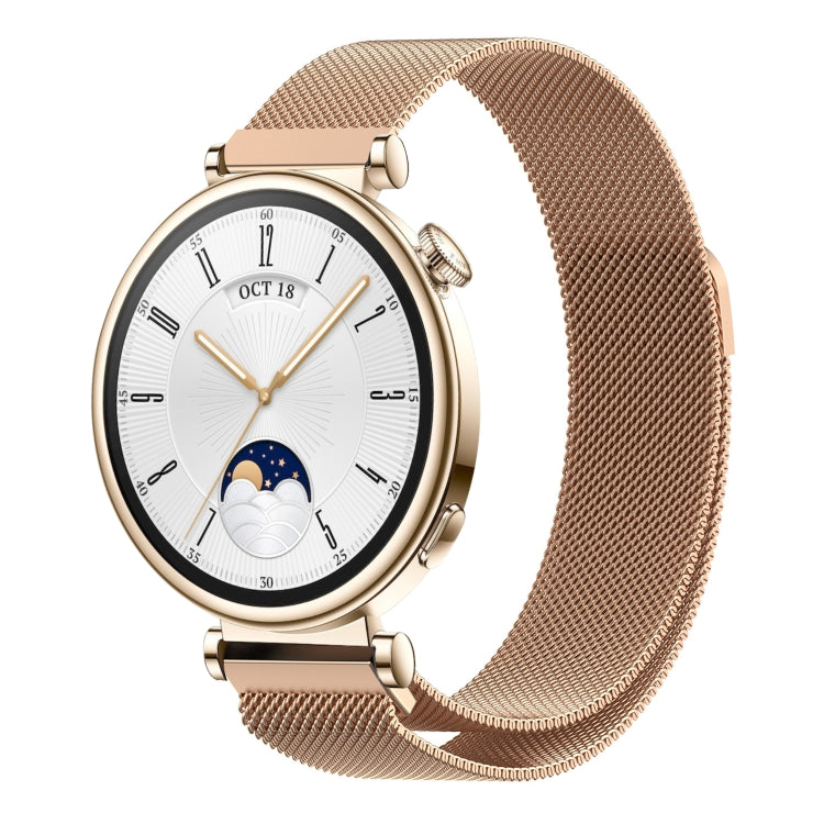 Milan Magnetic Steel Mesh Watch Band, For Huawei Watch GT4 46mm, For Huawei Watch GT4 41mm
