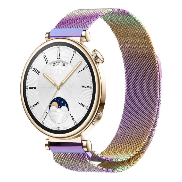Milan Magnetic Steel Mesh Watch Band, For Huawei Watch GT4 46mm, For Huawei Watch GT4 41mm