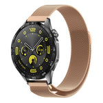 Milan Magnetic Steel Mesh Watch Band, For Huawei Watch GT4 46mm, For Huawei Watch GT4 41mm