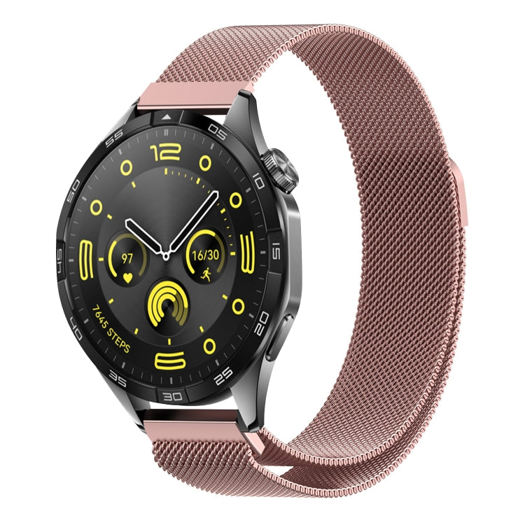 Milan Magnetic Steel Mesh Watch Band, For Huawei Watch GT4 46mm, For Huawei Watch GT4 41mm