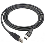 كابل محول JUNSUNMAY Firewire IEEE 1394 6 دبابيس ذكر إلى USB 2.0 ذكر، 1.8 متر، 3 متر، 4.5 متر