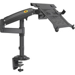 حامل لابتوب مكتبي NB H100-FP مع آلية نابض الغاز بحركة كاملة لشاشة 10-17 بوصة ولوحة VESA، NB H100-FP
