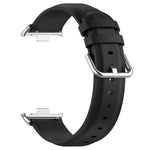 Round Tail Top Layer Leather Watch Band, For Xiaomi Band 10 Pro / Band 9 Pro / Band 8 Pro, For Redmi Watch 6 / Watch 5 / Watch 4