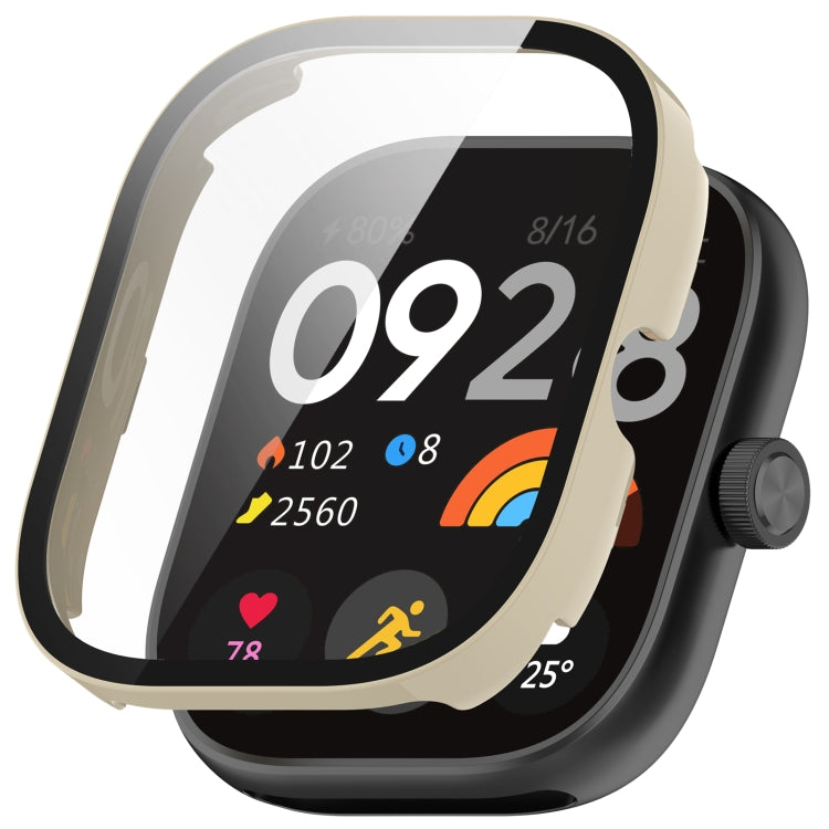 For Redmi Watch 4 Tempered Film Integrated PC Watch Protective Case, For Redmi Watch 4