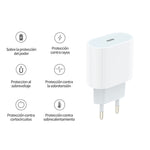 شاحن بمنفذ USB-C / Type-C بقوة 35 واط PD لسلسلة iPhone / iPad، قابس الاتحاد الأوروبي