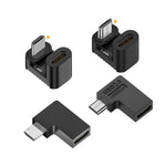 محول من Type-C أنثى إلى Micro USB ذكر لنقل البيانات والشحن، Type-C أنثى إلى Micro ذكر بشكل U من الخلف، Type-C أنثى إلى Micro ذكر بشكل U من الأمام، Type-C أنثى إلى Micro ذكر بانحناء يمين، Type-C أنثى إلى Micro ذكر بانحناء يسار