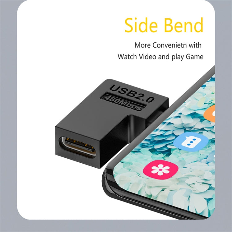 محول من Type-C أنثى إلى Micro USB ذكر لنقل البيانات والشحن، Type-C أنثى إلى Micro ذكر بشكل U من الخلف، Type-C أنثى إلى Micro ذكر بشكل U من الأمام، Type-C أنثى إلى Micro ذكر بانحناء يمين، Type-C أنثى إلى Micro ذكر بانحناء يسار