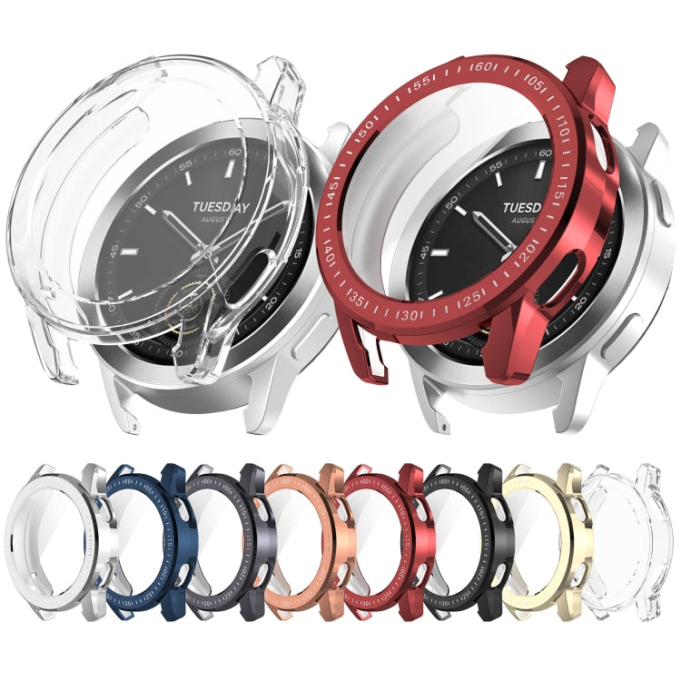 Full Package TPU Electroplated Watch Protective Case, For Xiaomi Watch S3