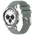 سوار ساعة سيليكون ناعم بلون صلب 20مم، لسامسونج Galaxy Watch 4 Classic بقياس 42مم، لسامسونج Galaxy Watch Active 2 بقياس 44مم، لسامسونج Galaxy Watch Active 2 بقياس 40مم، لسامسونج Galaxy Watch بقياس 42مم
