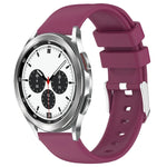 سوار ساعة سيليكون ناعم بلون صلب 20مم، لسامسونج Galaxy Watch 4 Classic بقياس 42مم، لسامسونج Galaxy Watch Active 2 بقياس 44مم، لسامسونج Galaxy Watch Active 2 بقياس 40مم، لسامسونج Galaxy Watch بقياس 42مم