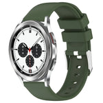 سوار ساعة سيليكون ناعم بلون صلب 20مم، لسامسونج Galaxy Watch 4 Classic بقياس 42مم، لسامسونج Galaxy Watch Active 2 بقياس 44مم، لسامسونج Galaxy Watch Active 2 بقياس 40مم، لسامسونج Galaxy Watch بقياس 42مم
