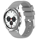 سوار ساعة سيليكون ناعم بلون صلب 20مم، لسامسونج Galaxy Watch 4 Classic بقياس 42مم، لسامسونج Galaxy Watch Active 2 بقياس 44مم، لسامسونج Galaxy Watch Active 2 بقياس 40مم، لسامسونج Galaxy Watch بقياس 42مم