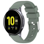 سوار ساعة سيليكون ناعم بلون صلب 20مم، لسامسونج Galaxy Watch 4 Classic بقياس 42مم، لسامسونج Galaxy Watch Active 2 بقياس 44مم، لسامسونج Galaxy Watch Active 2 بقياس 40مم، لسامسونج Galaxy Watch بقياس 42مم