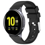 سوار ساعة سيليكون ناعم بلون صلب 20مم، لسامسونج Galaxy Watch 4 Classic بقياس 42مم، لسامسونج Galaxy Watch Active 2 بقياس 44مم، لسامسونج Galaxy Watch Active 2 بقياس 40مم، لسامسونج Galaxy Watch بقياس 42مم