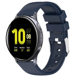 سوار ساعة سيليكون ناعم بلون صلب 20مم، لسامسونج Galaxy Watch 4 Classic بقياس 42مم، لسامسونج Galaxy Watch Active 2 بقياس 44مم، لسامسونج Galaxy Watch Active 2 بقياس 40مم، لسامسونج Galaxy Watch بقياس 42مم