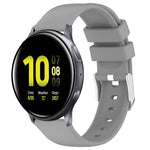 سوار ساعة سيليكون ناعم بلون صلب 20مم، لسامسونج Galaxy Watch 4 Classic بقياس 42مم، لسامسونج Galaxy Watch Active 2 بقياس 44مم، لسامسونج Galaxy Watch Active 2 بقياس 40مم، لسامسونج Galaxy Watch بقياس 42مم