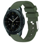 سوار ساعة سيليكون ناعم بلون صلب 20مم، لسامسونج Galaxy Watch 4 Classic بقياس 42مم، لسامسونج Galaxy Watch Active 2 بقياس 44مم، لسامسونج Galaxy Watch Active 2 بقياس 40مم، لسامسونج Galaxy Watch بقياس 42مم