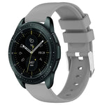 سوار ساعة سيليكون ناعم بلون صلب 20مم، لسامسونج Galaxy Watch 4 Classic بقياس 42مم، لسامسونج Galaxy Watch Active 2 بقياس 44مم، لسامسونج Galaxy Watch Active 2 بقياس 40مم، لسامسونج Galaxy Watch بقياس 42مم