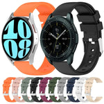 سوار ساعة سيليكون ناعم بلون صلب 20مم، لسامسونج Galaxy Watch 4 Classic بقياس 42مم، لسامسونج Galaxy Watch Active 2 بقياس 44مم، لسامسونج Galaxy Watch Active 2 بقياس 40مم، لسامسونج Galaxy Watch بقياس 42مم