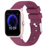 20mm Smooth Solid Color Silicone Watch Band, For Amazfit Pop Pro, For Amazfit Pop, For Amazfit GTS 2