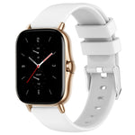 20mm Smooth Solid Color Silicone Watch Band, For Amazfit Pop Pro, For Amazfit Pop, For Amazfit GTS 2