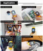 Digital Laser Infrared Temperature Sensor Controller GM320 Handheld Thermometer, GM320