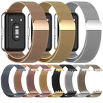 For Samsung Galaxy Fit 3 Milanese Metal Steel Mesh Watch Band, Silver, Black, Gray, Pink, Starlight, Gold, Rose Gold