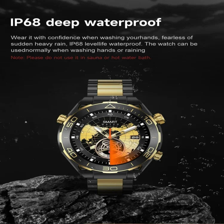 ساعة ذكية Z91 Pro Max بشاشة ملونة 1.52 بوصة، تدعم مكالمات البلوتوث / معدل ضربات القلب / ضغط الدم / مراقبة أكسجين الدم