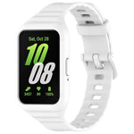 For Samsung Galaxy Fit 3 Integrated TPU Watch Band, Red, Black, White, Orange, Beige, Pink, Cyan, Sky Blue, Dark Green, Dark Blue, Green, Purple