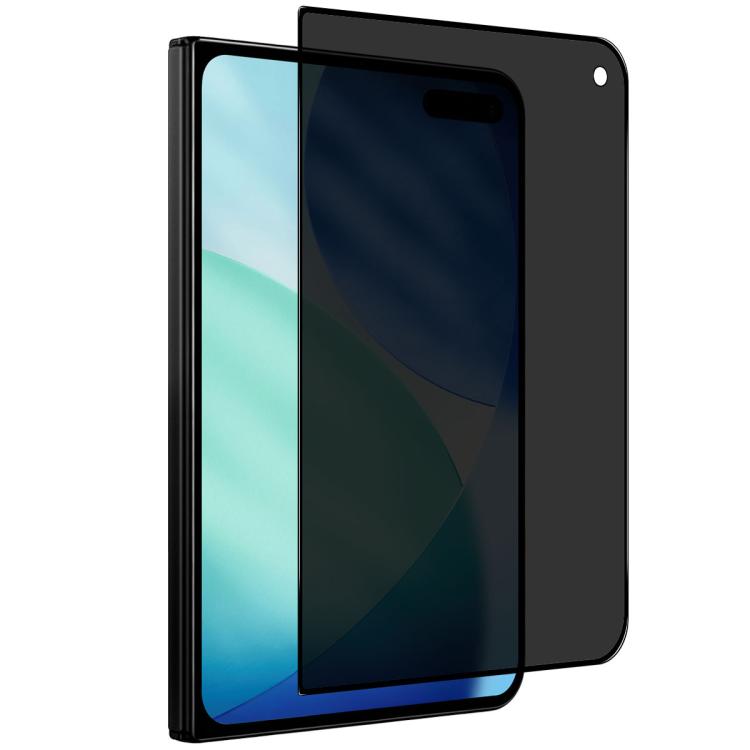 فيلم زجاج مقسى بطباعة حريرية كاملة الغراء وخصوصية بزاوية 28 درجة من NORTHJO A++، لهواتف iPhone 17e / 16e، iPhone 17 Pro Max، iPhone 17 Pro، iPhone 17، iPhone Air، iPhone 16 Pro Max، iPhone 16 Pro، iPhone 16 Plus، iPhone 16