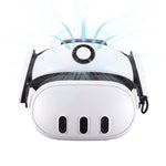 BOBOVR S3 Pro لحزام رأس ميتا كويست 3 VR مع بطارية 10000mAh، S3 Pro