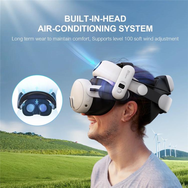 BOBOVR S3 Pro لحزام رأس ميتا كويست 3 VR مع بطارية 10000mAh، S3 Pro